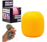 Color Change Fidget Stress Balls, Squishy Stress Ball, Color-changing Dough Stress Relief Balls Sensory Fidgets for Adults Party Favors, Office Desk, Anxiety Relief Gifts (Yellow)