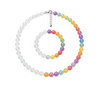 Color Changing Beaded Jewelry Colorful Decoration Rainbow Resin