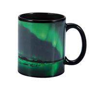 Color Changing Coffee Mug - 350ML Ceramic Magic Color Changing Borealis Pattern | Temperature Activated Ceramic Model, Tea And Ca Visual Effect Module