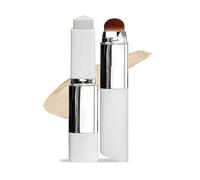 Color Changing Cover Cream Stick: Color-Changing Foundation Stick Full to Medium Coverage with Detachable Brush - Moisturizing Makeup Foundation Stick (Dark Skin)