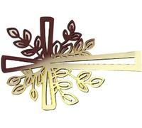 Color-Changing Cross Cake Topper with Glitter Accents Religious Cake Decor for Baptism, First Communion and Christening, Elegant Gradual Color Shift Frosting Topper for Birthday Party Celebrations