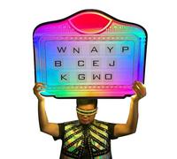 Color Changing Custom LED VIP Message Light Box Letters Board Marquee Sign for Unforgettable Parties Bars Nightclubs 0~9 Numbers and 2 Set A~Z Letters(Pink)