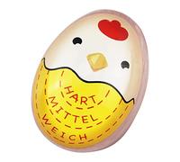 Color Changing Egg Timer for Perfect Boiled Eggs, Reusable Plastic Doneness Indicator, No Need to Watch The Clock, Easy-to-Use Kitchen Gadget for Soft, Medium, or Hard Yolks
