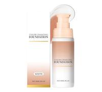 Color Changing Foundation - 30ml Full Coverage Face Concealer Foundation | Multi-Use Hydrating Cream Nourishing Brightening Concealer for Sensitive Skin Stage Girl Adults Everyday