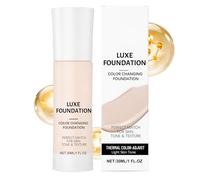 Color Changing Foundation,30ml Long Lasting Concealer | Self-Relating Foundation - For Skin with Imperfections, Illuminating
