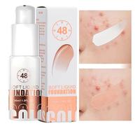 Color Changing Foundation for Mature Skin | Face Foundation Concealer 30ml,Waterproof Facial Primer, Long-lasting Concealer Cream for Women Men