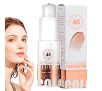 Color Changing Foundation for Mature Skin - Long-Lasting Liquid Foundation 30ml | Facial Primer Portable for Girls Women Home, Oil Control Concealer Cream