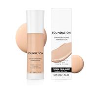 Color Changing Foundation | Long-Lasting Makeup,Long-Lasting Foundation Liquid | for Women Girlfriends Ladies Wives Mothers Home Travel Dance Shopping Daily Wear Work Events