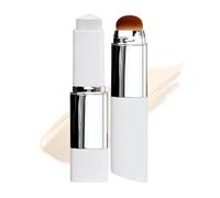 Color Changing Foundation Stick 2026 Upgrade, Cover Cream Stick with Detachable Brush, White Ko-rean Foundation Stick, Coverage Full To Medium Coverage Base Makeup, for All Skin Types (Ivory)