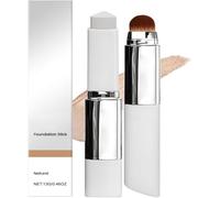 Color Changing Foundation Stick, Cover Cream Stick V White Korean Foundation Stick, Full To Medium Coverage Base Makeup, With Brush Head,Suitable for All Skin Types, Coverage