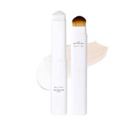 Color Changing Foundation Stick, Korean-Inspired Full Coverage Makeup with Removable Brush, Hydrating Concealer for a Dewy Glow, Perfect for Every Skin Type