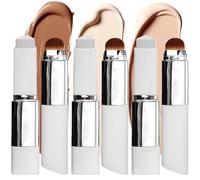 Color Changing Foundation Stick,Korean Makeup Color-Changing Foundation Stick,Full Coverage Foun/dation,Col/or Chang/ing Foun/dation Sti/ck,Co/lor Match Fo/undation for Mature Skin(3PC Mix)