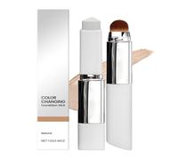 Color Changing Foundation Stick - Korean White Foundation Stick - Full Coverage foundation stick with Brush Head, For All Skin Types (Natural)