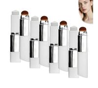 Color Changing Foundation Stick,Magic Skin Changing Foundation Stick 2-In-1 With Brush Head,Full Coverage Dewy Foun/dation,Full Coverage Moisturising Base Makeup,Brightening Makeup Skin (4 PCS)