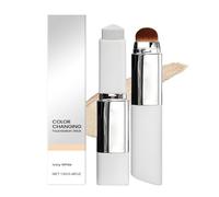 Color Changing Foundation Stick,Magic Skin Changing Foundation Stick 2-In-1 With Brush Head,Full Coverage Dewy Foun/dation,Full Coverage Moisturising Base Makeup,Brightening Makeup Skin (1 PCS)
