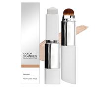 Color Changing Foundation Stick,Natural,Korean Makeup,Korean Colour Changing Foundation Stick with Brush Head,Cover Dark Circle & Pore,Medium To Full Coverage for All Skin Types