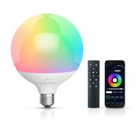 Color Changing LED Light Bulb, Bluetooth Light Bulbs 15W Equivalent 150W, Dimmable Light Bulbs E26 Compatible Mobile APP & Remote Controller, With Tens of Millions of Colors And Multiple Dynamic Modes