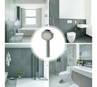 Color Changing LED Shower Head for Enhanced Showering with Turbo Pressure and Water Conservation