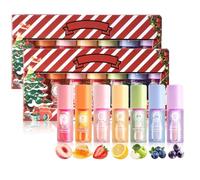 Color Changing Lipstick, 7 Pcs Fruit Color Changing Lip Balm Kit, Repairing Lip Oil Care for Dry, Long Lasting Nutritious ＆ Moisturizer, Temperature Activated Lip Gloss for Daily Use (2 set)