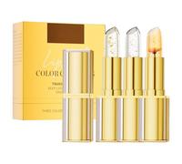 Color Changing Lipstick, Moisturizing Color Change Lip Balm Set, Transfer Proof Color Changing Formula, Hydrating Glossy Finish, Smudge-Proof Long-Lasting Lipstick for Women