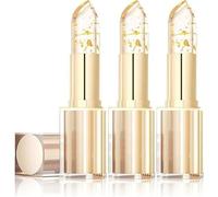 Color Changing Lipstick, Transparent Transferproof Gold Foil Color Changing Lipstick, Non-stick cup, Suitable for All Occasions
