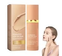 Color-Changing Liquid Foundation, Cosmetics Liquid Foundation, Long-Lasting Waterproof, Suitable for All Skin Types