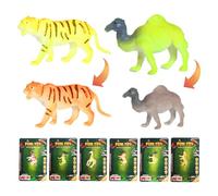 Color Changing Mold - Free Bath Toys, Six Pack Color Shift Figures, Temperature Reactive Water Creatures, Thermal Charm, Playful Kids Bath Time| Celebration Supplies For Party Favors