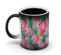 Color Changing Mug Flamingo Pine Printed Ceramic Coffee Mugs Personalized