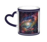 Color Changing Mug In The Sky Ceramic Coffee Mug 13 oz Heat Sensitive Drinking Cup Birthday Gift for Women Men Magic Tea Cup Universe Galaxy Porcelain Mugs Unique Gift