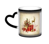 Color Changing Mug In The Sky Ceramic Coffee Mug 13 oz Heat Sensitive Drinking Cup Birthday Gift for Women Men Magic Tea Cup Merry Christmas Gift Porcelain Mugs Unique Gift