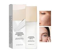 Color Changing White Foundation | 30ml Concealer Primer - Color Adjusting Foundation | for Women Face Glow Tone Correcting Long-Lasting Wear