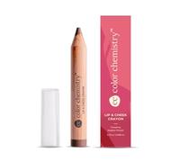 COLOR CHEMISTRY Vegan Lip & Cheek Crayon, Ultra-Matte Finish, Non-Drying, Highly Pigmented, Long-Lasting, Multi-Use, Terracotta LC10, 0.088 oz