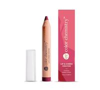 COLOR CHEMISTRY Vegan Lip & Ch rayon, Ultra-Matte, Non-Drying, Highly Pigmented, Long-Lasting, Multi-Use - Camellia LC12, 0.088 oz