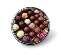 Color Chocolate Brooch Pins Lapel Pins for Men Women Badge Button Cover Decorative Jewelry Charms for Hats Bags Backpacks Suits Shirts Scarves Clothing Accessories Banquet Wedding Gift
