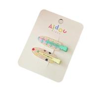 Color clip, no marks on the side, broken hair edge (Sweet bean bobo two packs)