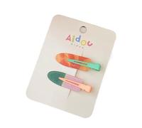 Color clip, no marks on the side, broken hair edge (Two packs of watermelon soda)