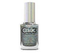 Color Club Holographic Nail Lacquer Break It Up Silver Nail Varnish Glitter Long Lasting, 15 ml