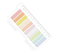 Color-Coded Sticky Tabs - 200 Count Removable Page Markers, Translucent Index Markers, Study Notes for Textbooks, Magazines, Planning, Coding
