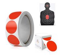 Color Coding Dot Labels, Round Natural Paper Red Stickers, Adhesive Label, Red Self Adhesive Circle Sticky Dot Labels, Round Stickers for DIY Crafts Gift Bags Cards Envelope (Red)