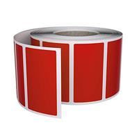 Color Coding Labels Red Stickers Roll 4cm x 1.9cm - Rectangle Label Write On Surface (40mm x 19mm) - 500 Pack by Royal Green