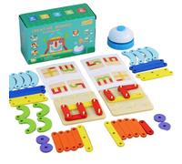 Color Cognitive Puzzle Board, Two-Player Battle Puzzle Game, Multi-Purpose Preschool Learning Toy, Educational Strategy Play, Home Outdoor School Kindergarten Fun for Children Boys and Girls