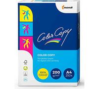 Color Copy A4 Copier 200gsm White Paper 250 Sheet - 2500 Sheets (2 Reams)