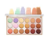 Color Correcting Concealer Palette, Multi Use 18 Colors Correcting and Concealing Makeup Cream Contour Concealer Palette Buildable Coverage Face Tone Corrector for Dark Circles, Blemishes