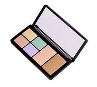 Color Correcting Cream Palette - 6 Shade Concealer Makeup Kit with Applicator | Long-Lasting Face Contour Kit, Oil- Camouflage Makeup, Skin Tone Balancer for Spots, Scars, Under Eye Area