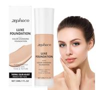 Color Correcting Foundation for Mature Skin, Luxx Foundation,30ml, Fits Skin Tone, Medium Coverage, Long-Lasting Natural Dewy finish, Anti-Redness Face, Moisturizing,Softer&Hydrated Skin (2PCS)