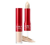 Color Corrector Stick, Face Concealer Wand, 8g Double-Ended Natural Lightweight Cover For Summer Autumn Winter Daytime Night Party Wedding Date Offices Blemish Blending Gear Skin Perfecting Base