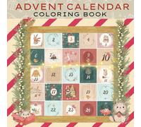 Color & Countdown: A Christmas Advent Coloring Book. Bold and easy.