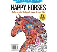 COLOR CREATIVE MAGAZINE - SPECIAL 2023 - HAPPY HORSES COLORING TO UNLEASH YOUR CREATIVITY