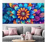 Color Diamond Art Kits Adults Mandala Large Diamond Painting Adult Crafts 32x64inch,2026 New DIY Crystal Art 5D Full Drill Square Rhinestone Embroidery Cross Stitch Canvas for Beginners,Gifts O-162G