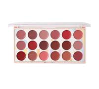 Color Drama Lip Kit - Velvet Touch, Liquid Tint | 18 Shade Lip Makeup Palette, Ruby Red Waterproof Gloss, Smudge Resistant Applicator for Party Touchups, Beauty Tote, Evening Purse, Perfect for Brides